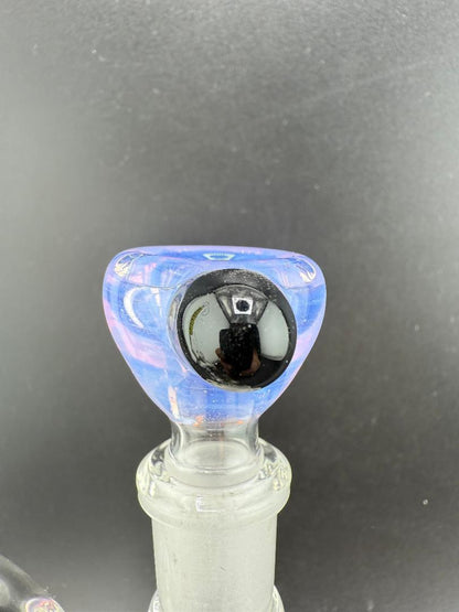 Highgrade Glass Single Color Blue 14mm Bowl piece