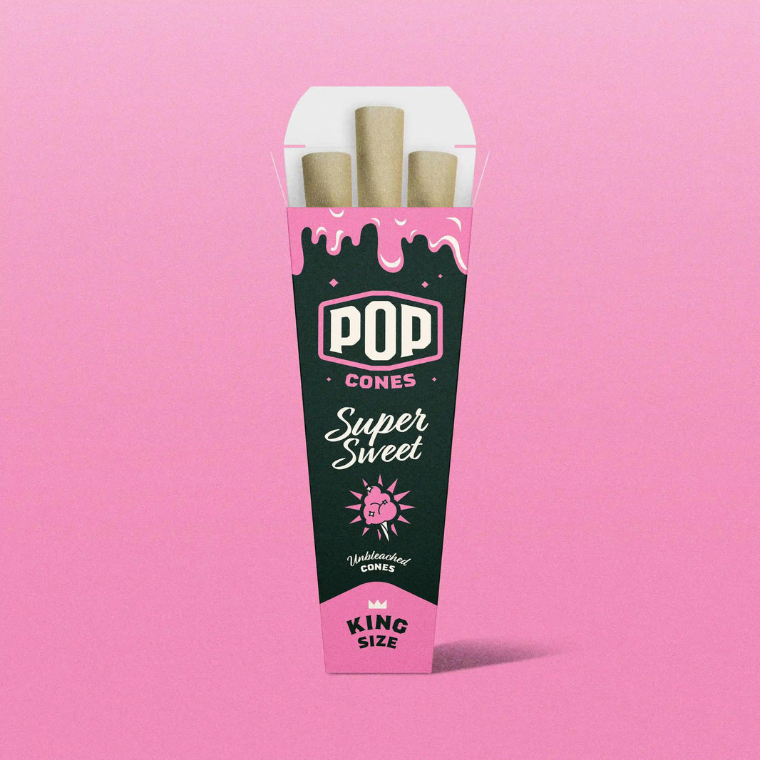 Pop Cones King Size Unbleached Cones