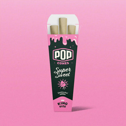 Pop Cones King Size Unbleached Cones