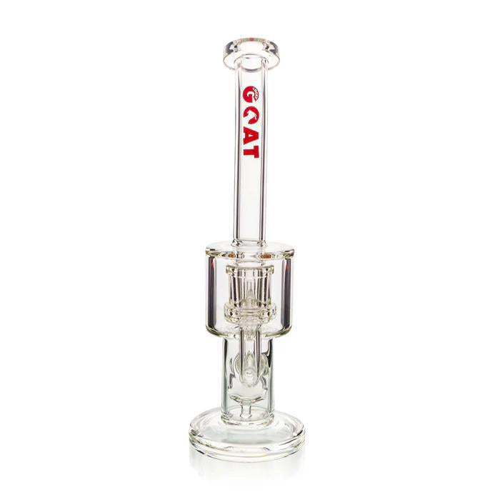 Lucky Goat 12" Rockies Bulb/UFO Clear Rig 14mm 90°