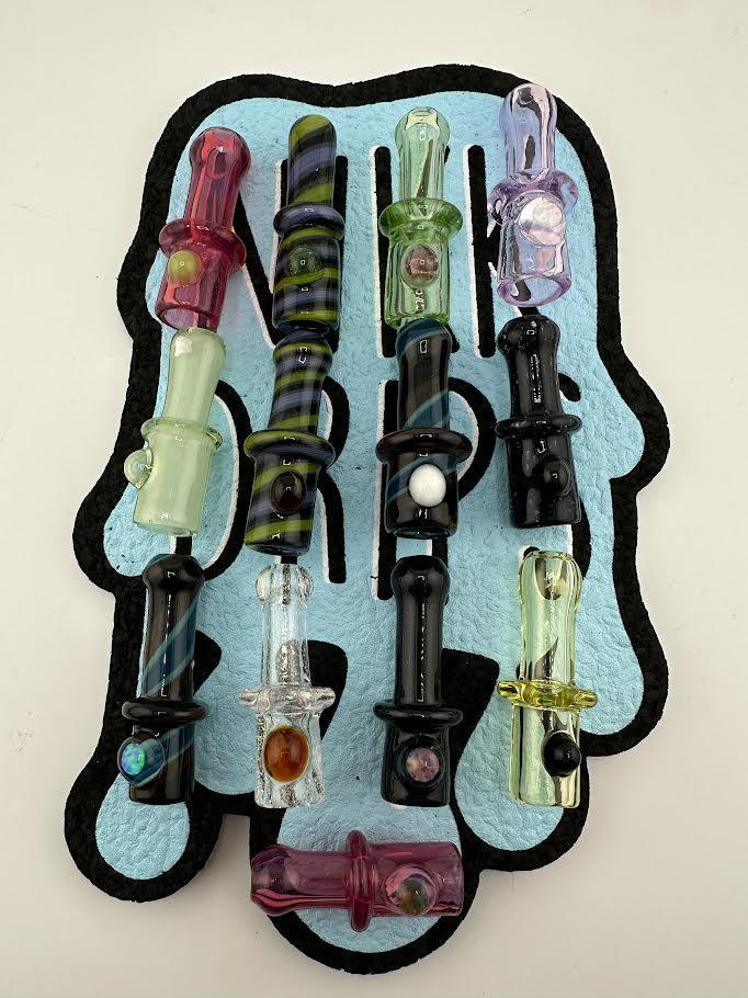 Filla John Glass Joint Holder - Multi Colored / Wig Wag / UV