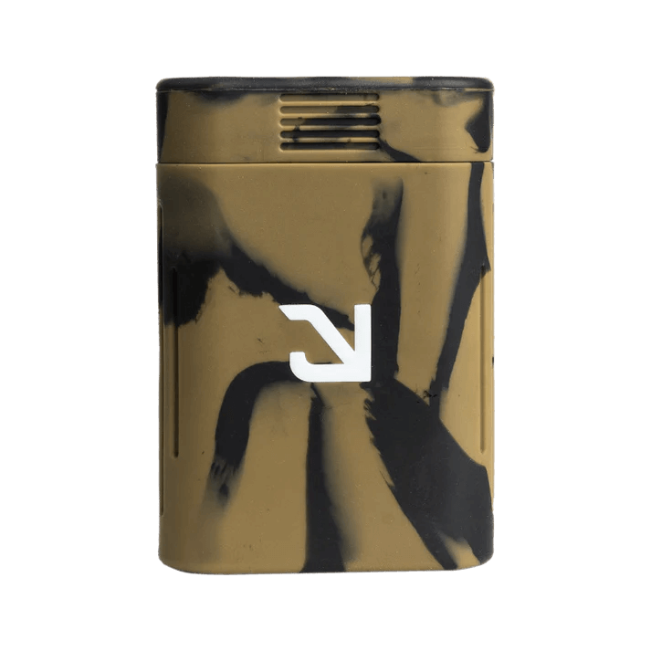 Eyce Solo Dugout in camo design with storage compartment and sleek silicone body.