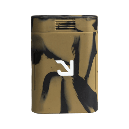 Eyce Solo Dugout in camo design with storage compartment and sleek silicone body.