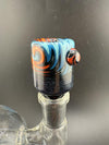 14mm Wig Wag X Dichro Bowl with vibrant swirling colors, perfect for enhancing your glassware collection.