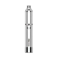 Yocan Evolve Plus Vaporizer in silver, sleek and modern design, ideal for advanced vaping enthusiasts.