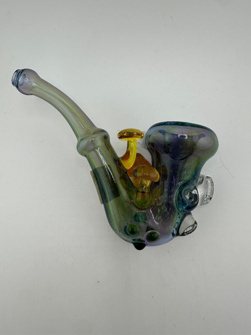 Brando Glass Sherlock - Space Tech w/ Marble & Horn Attachments
