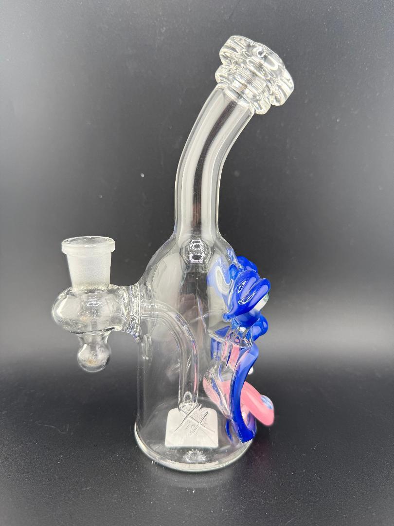 Crondo Glass Blue Acid Eater Face Rig 14mm 90°