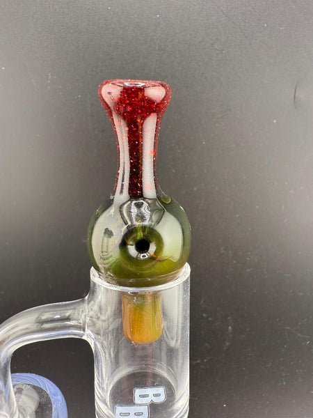 Fixed On Flow Glass Space Tech w/ Red Bubble Cap