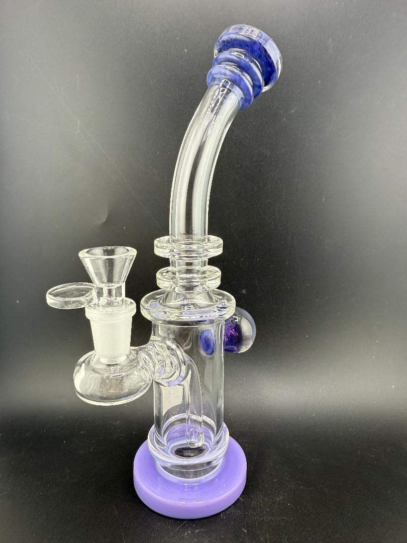 Crondo Glass Banger Hanger w/ Colored  Lip Wrap 14mm 90°