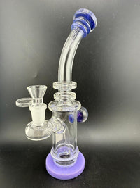 Crondo Glass Banger Hanger w/ Colored  Lip Wrap 14mm 90°
