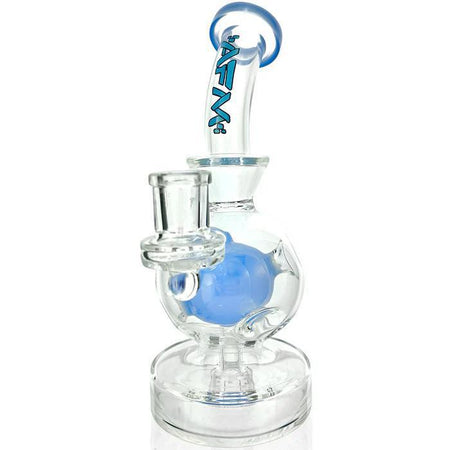 AFM Glass 8"  Swiss Ball Glass Dab Rig TX694 14mm 90°