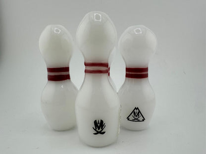 Mathematix Glass Dry Pipe - Bowling Pin Onie