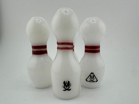 Mathematix Glass Dry Pipe - Bowling Pin Onie