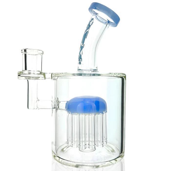 AFM Glass 6" 12 Arm Tree Perc Clear Glass Dab Rig TX690 14mm 90°