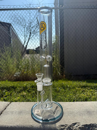 Antidote Glass 16" Inline To UFO Perk Colored 14mm 90°