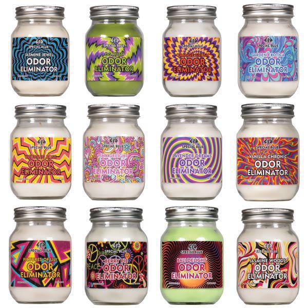 Special Blue Odor Eliminator Candle