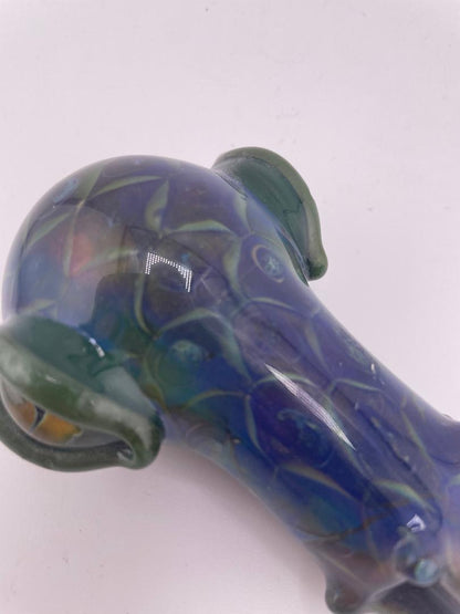 Phranq Glass Dry Pipe - Dragon w/ Scales