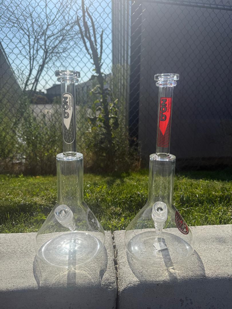 Zob Glass Wubbler Beaker Flower Piece 14mm 45°