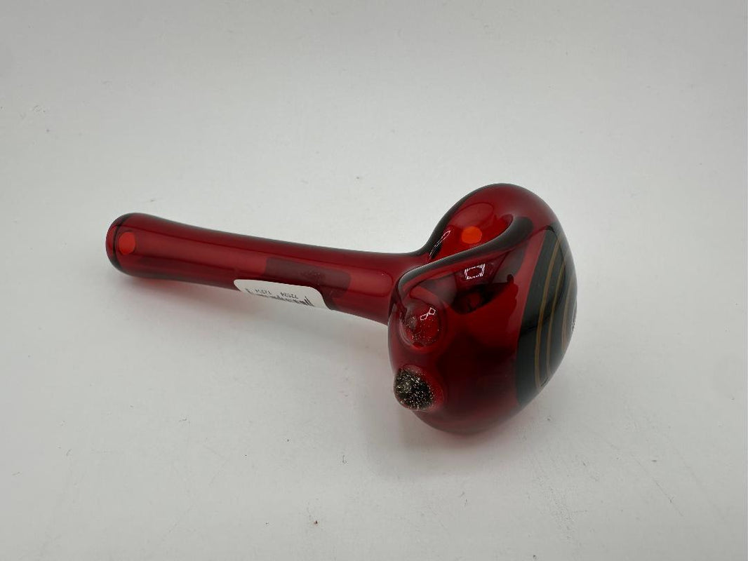Filla John Glass Dry Pipe - Full Color W/ Wig Wag Cap