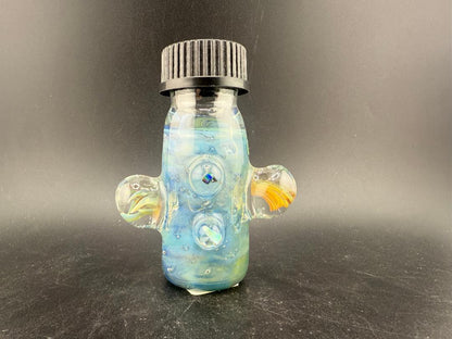 Highgrade Glass Medium Nug Jar - Fumed w/ Marble Attachments
