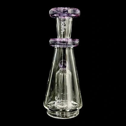Tokr Glass Puffco Peak Glass Replacement - Triple Accent Cone - 2 Hole Perc for Puffco Peak