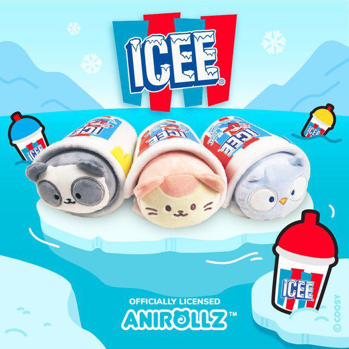 Anirollz x Icee Stuffed Animal Plush Toy