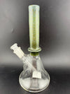 Filla John Glass Dichro Beaker 10mm 45° - A stunning handcrafted glass piece from Spokane, WA, displayed at Nikk Drips.