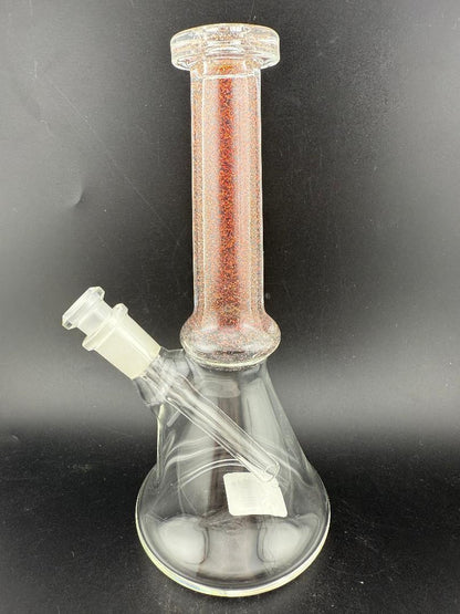 Filla John Glass Dichro Beaker 10mm 45° showcasing a unique design with glass and color elements.