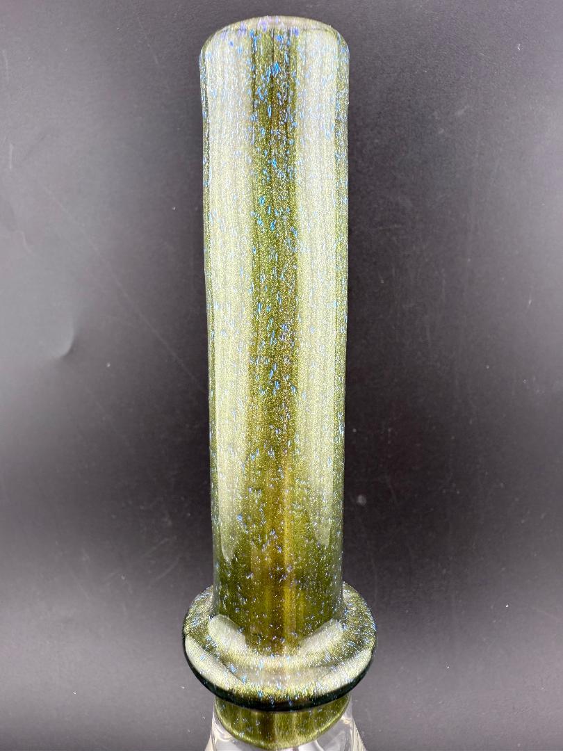 Filla John Glass Dichro Beaker 10mm 45° showcasing stunning craftsmanship and unique design.