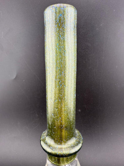 Filla John Glass Dichro Beaker 10mm 45° showcasing stunning craftsmanship and unique design.