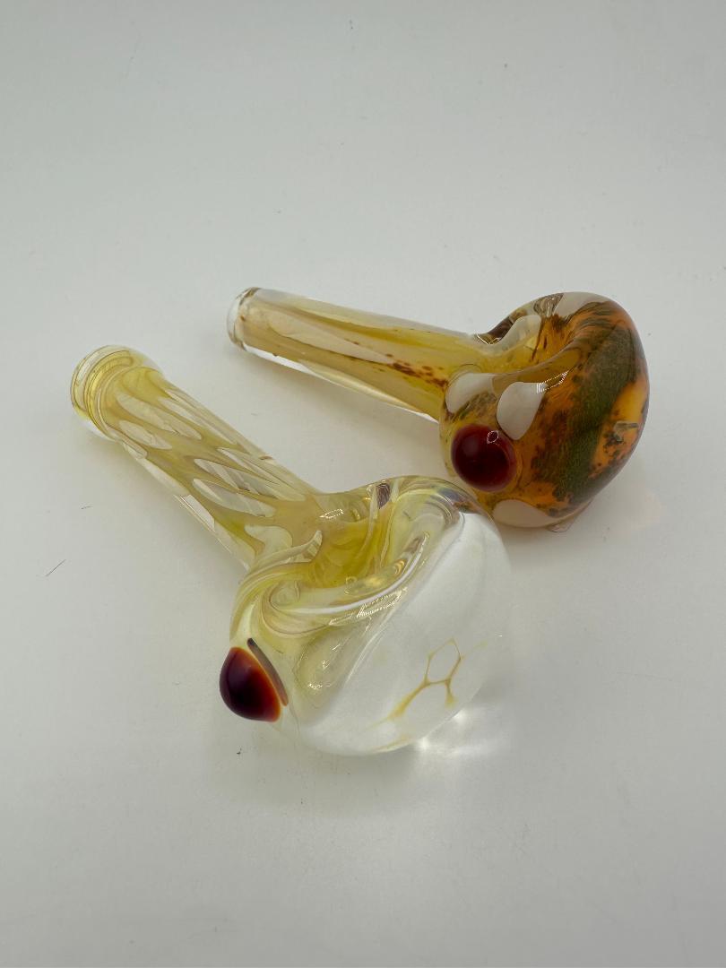 Filla John Glass Dry Pipe - Fumed  Inside Out