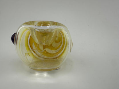 Filla John Glass Dry Pipe - Fumed  Inside Out