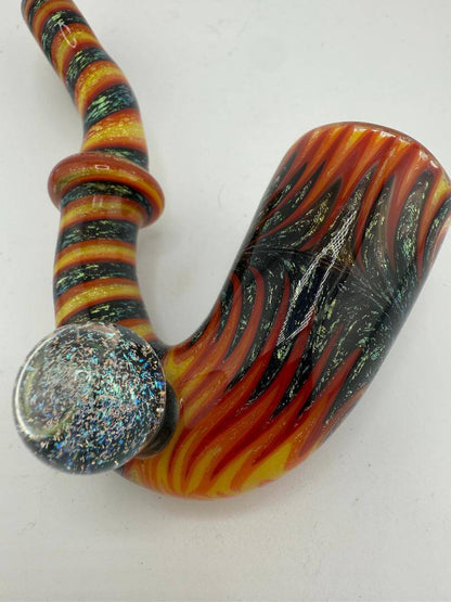 Filla John Glass Fire Wig Wag Dichro Lock