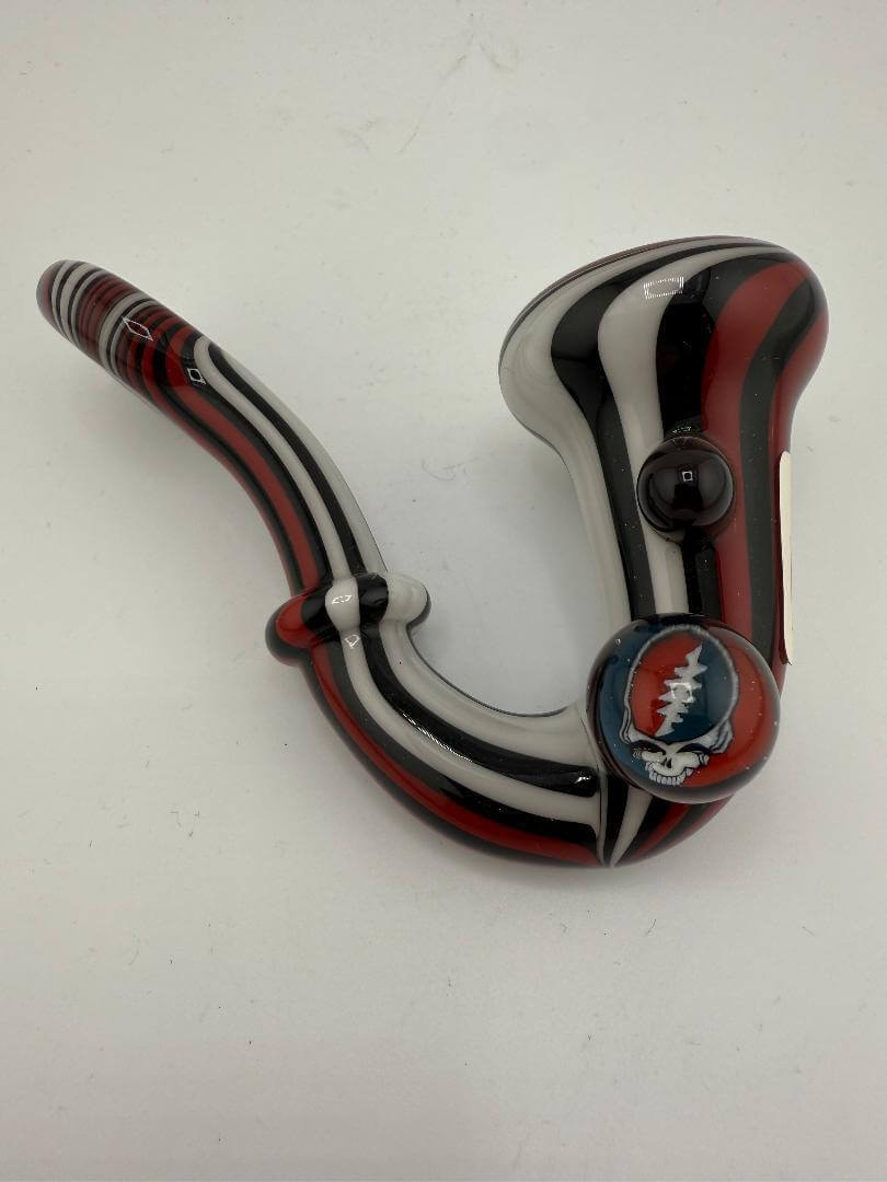 Filla John Glass Grateful Dead Theme Sherlock w/ Steal Your Face Millie