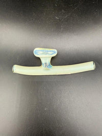 Filla John Glass Pipe - Peace Ceremony, a uniquely styled hand-crafted glass pipe with a minimalist aesthetic.