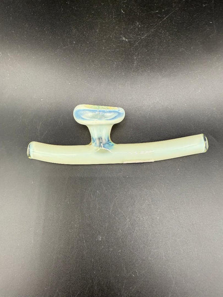 Filla John Glass Pipe - Peace Ceremony, a uniquely styled hand-crafted glass pipe with a minimalist aesthetic.