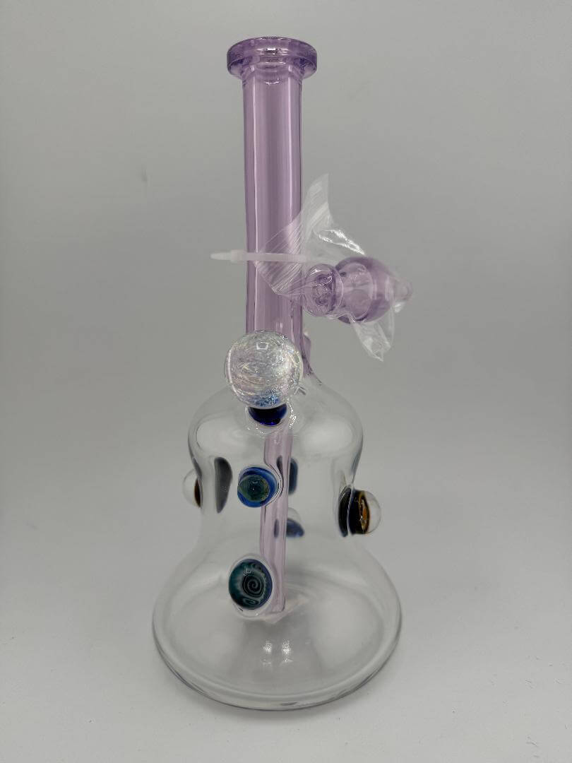 Filla John Glass Purple Rig W/ Millies 10mm 45°