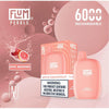 Flum Pebble 6K Disposable Vape Apple Grapefruit flavor packaging with nicotine warning and puff details.