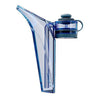 Focus V Aeris - Bubbler in a sleek blue design, showcasing its innovative shape and functionality.