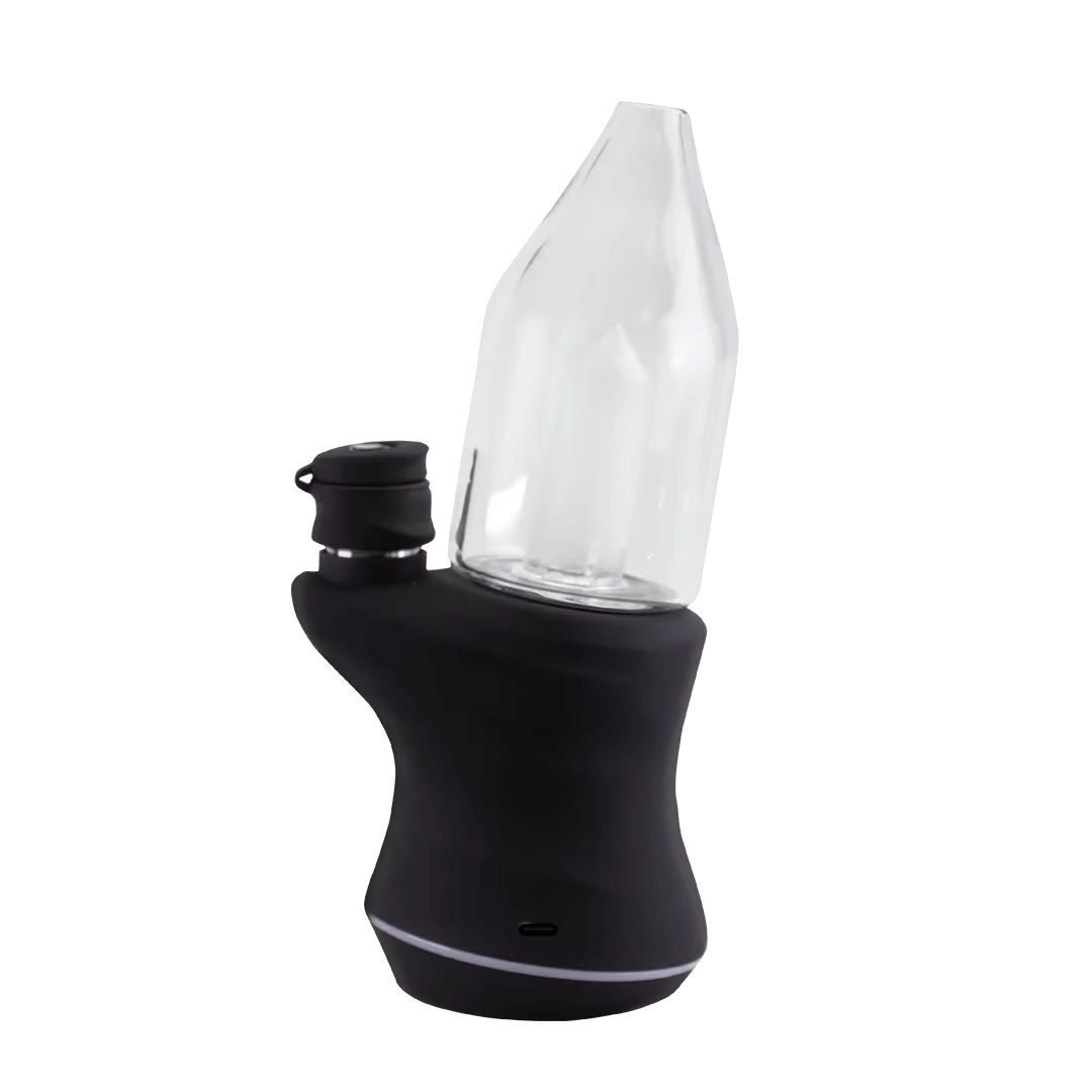 Focus V Carta 2 – Black Edition | Advanced Smart E-Rig for Concentrates on a white background.