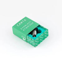 Focus V Carta Everlast Atomizer in a green box, designed for durability and performance with CARTA Classic.