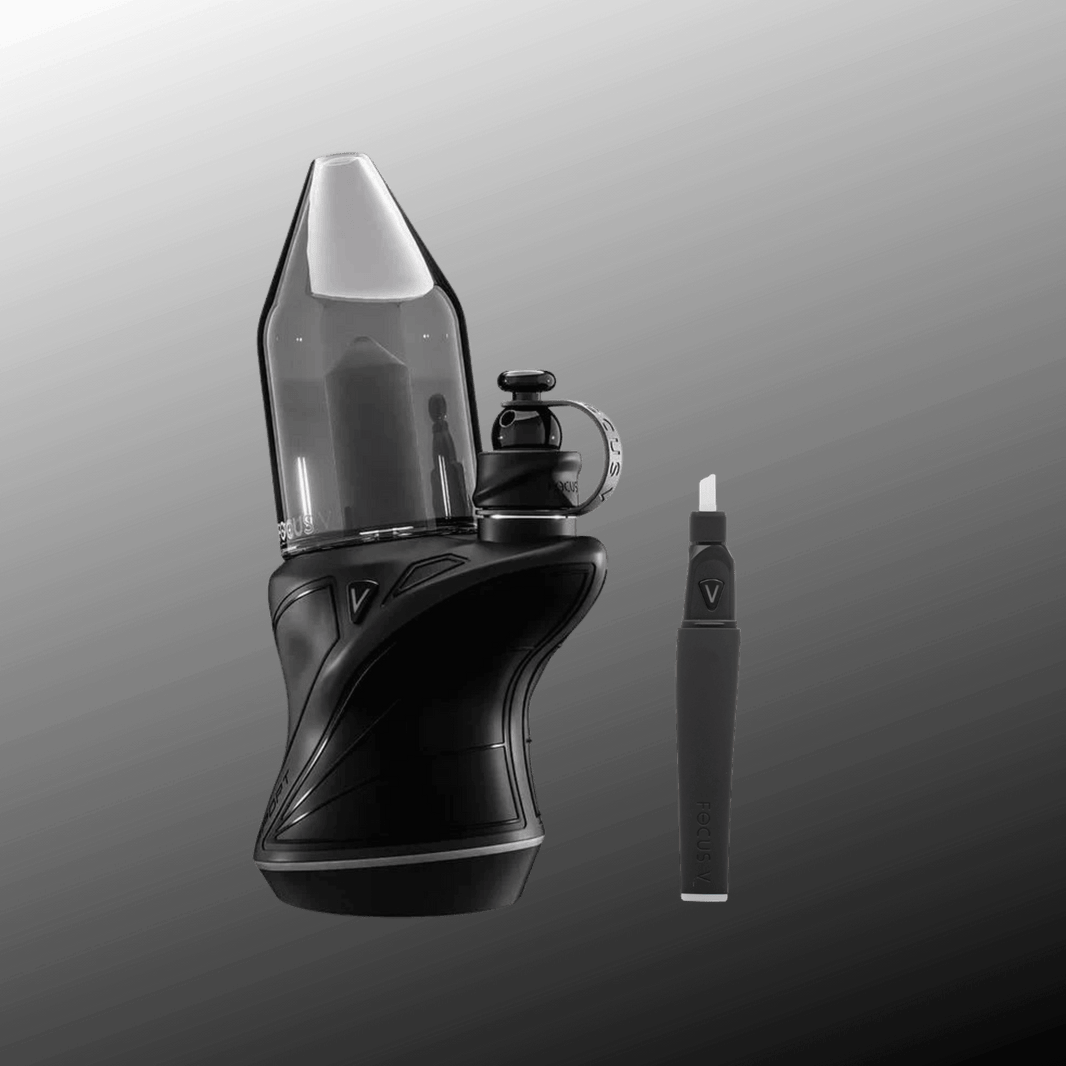 Focus V Carta Sport Color Edition & Saber Bundle (Black) on a black background.