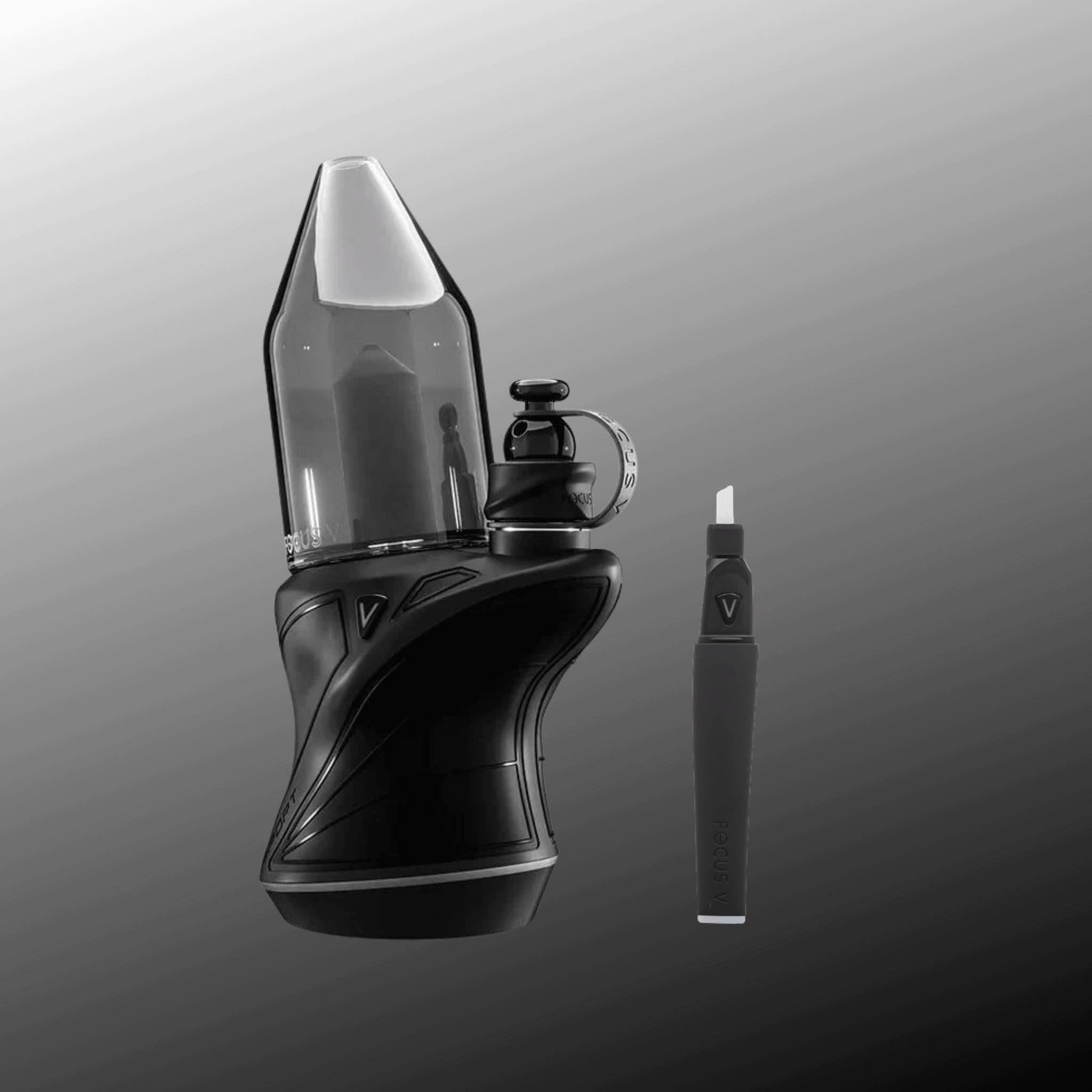 Focus V Carta Sport Color Edition & Saber Bundle (Black) on a black background.