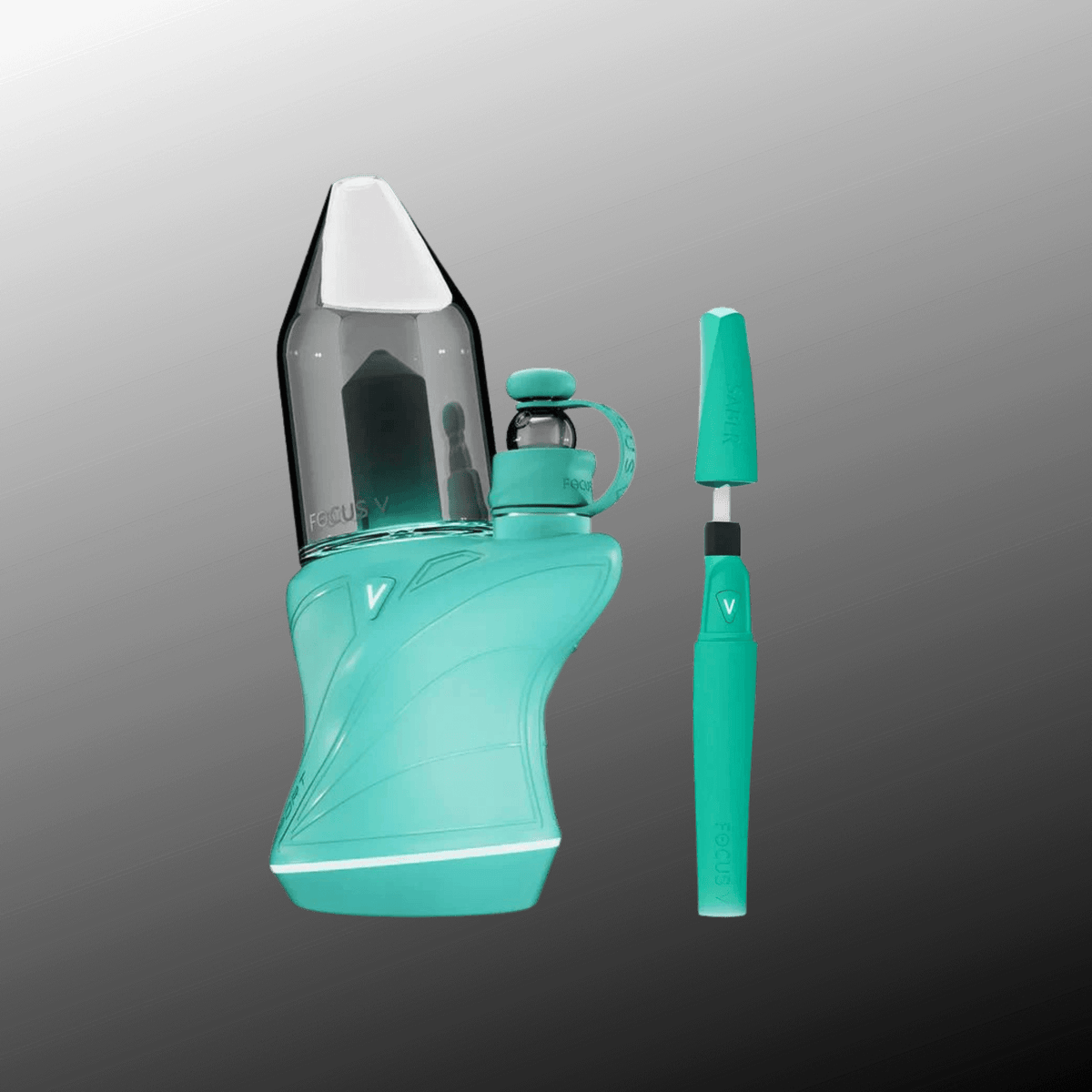 Focus V Carta Sport Color Edition & Saber Bundle (Teal) featuring e-rig and hot knife for portable sessions.