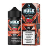 Frozen Hulk Tears vape juice 100ml with watermelon flavor and warning label from Mighty Vapors.