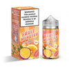Fruit Monster 100ml E-Liquid Passionfruit Orange Guava flavor with vibrant packaging and warning label.