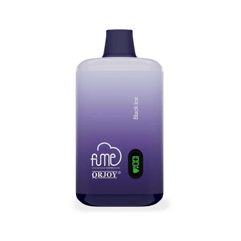 Fume 5K 2% Nicotine Disposable vape device in gradient purple color with digital display.