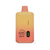 Fume 5K Peach Ice Disposable Vape with digital puff counter and vibrant design