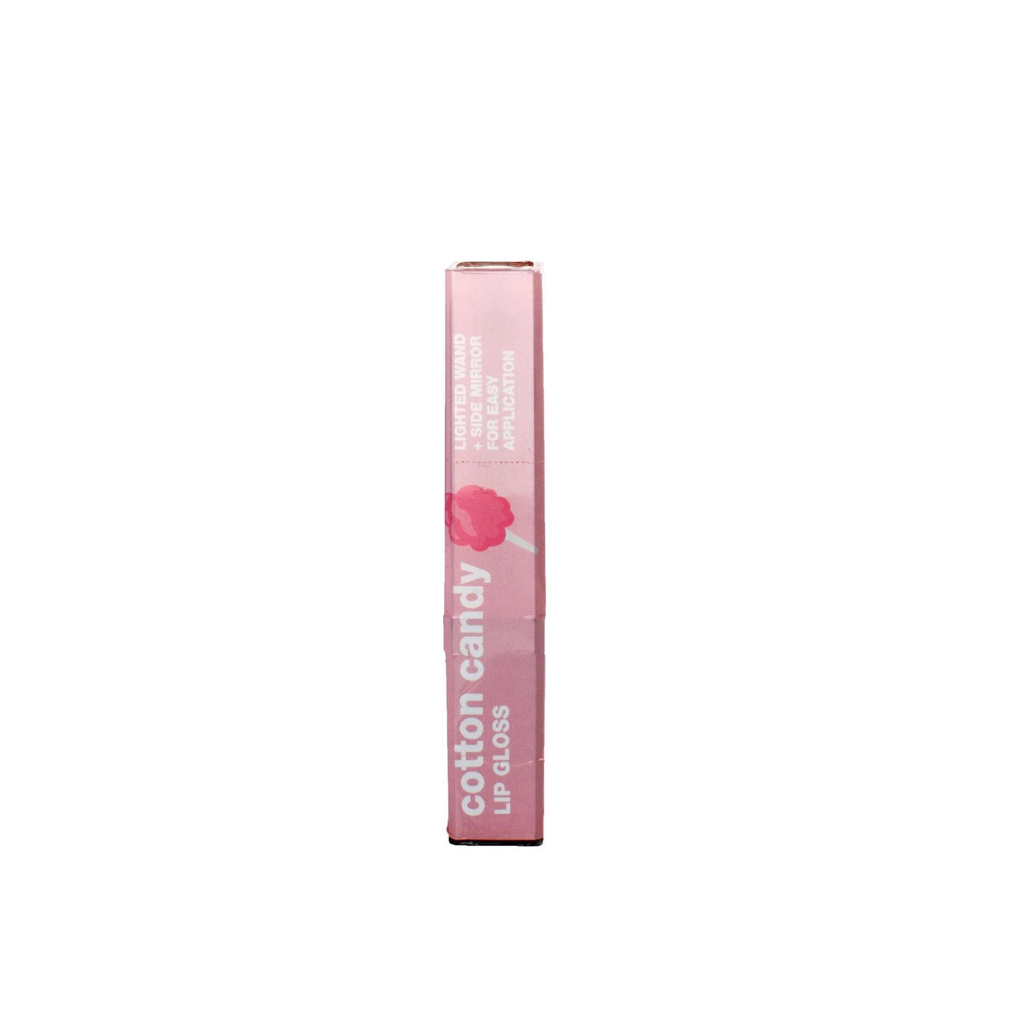Garb2art Cosmetics Lip Gloss cotton candy flavor in a pink package with playful graphics.
