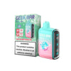 Geek Bar Pulse 15K Frozen Watermelon disposable vape with nicotine warning, showcasing refreshing flavor and 15,000 puffs.
